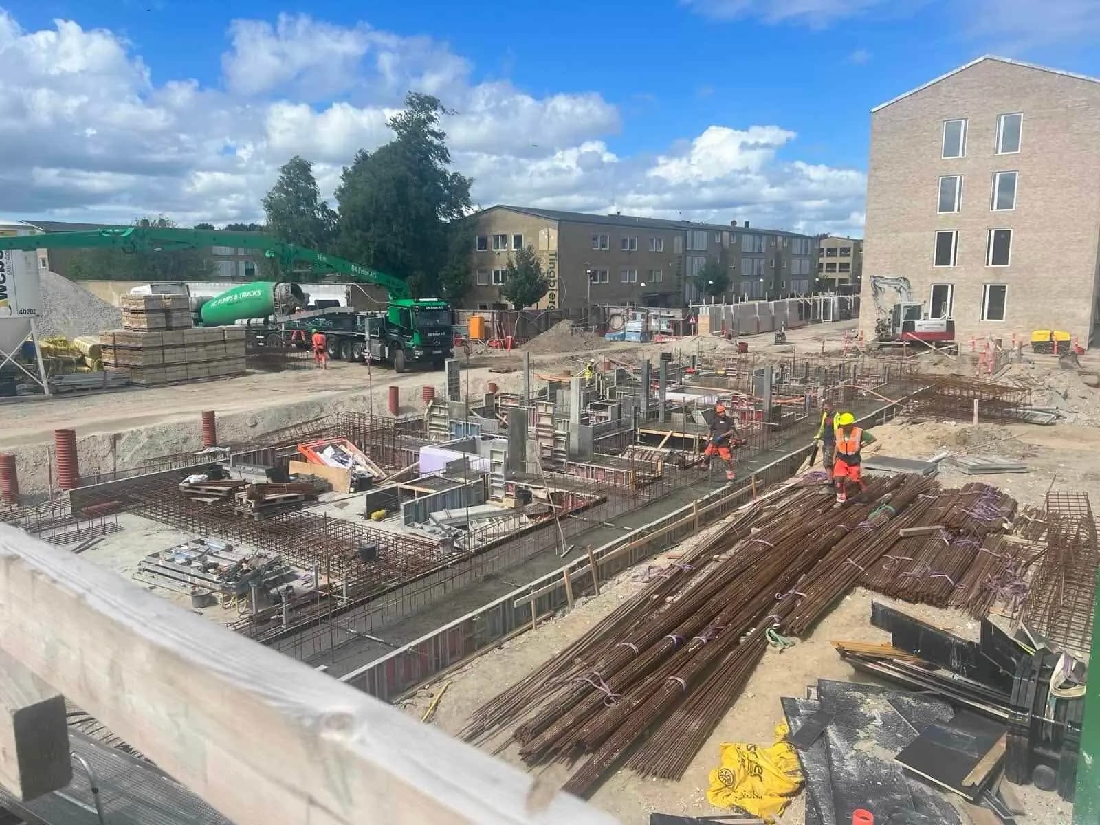 Beton arbejde udført af Halkjær ApS